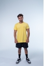 CAMISETAS MASCULINAS BONES COLLECTION AMARELO ESCURO ANZOL