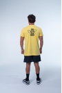 CAMISETAS MASCULINAS BONES COLLECTION AMARELO ESCURO ANZOL
