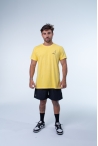 CAMISETA MASCULINA BONES COLLECTION AMARELO ESCURO GARRAFA