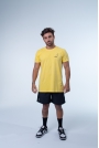 CAMISETAS MASCULINAS BONES COLLECTION AMARELO ESCURO GARRAFA