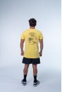 CAMISETAS MASCULINAS BONES COLLECTION AMARELO ESCURO GARRAFA