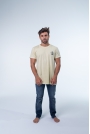 CAMISETAS MASCULINAS BONES COLLECTION AMARELO CLARO