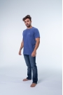 CAMISETAS MASCULINAS CLASSIC TEES AZUL