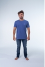CAMISETAS MASCULINAS CLASSIC TEES AZUL