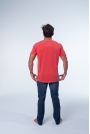 CAMISETAS MASCULINAS CLASSIC TEES VERMELHO