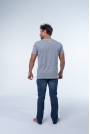 CAMISETAS MASCULINAS CLASSIC TEES CINZA CLARO