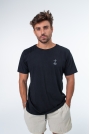 CAMISETAS MASCULINAS BONES COLLECTION PRETO ANZOL